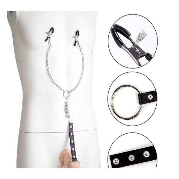 Grampos para Seios com Presilhas Ajustáveis