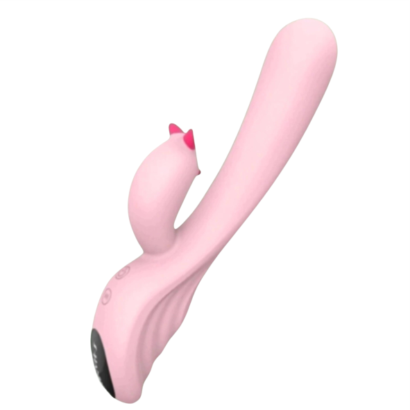 Vibrador Plume - Com Estimulador Clitoriano S-HANDE