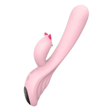 Vibrador Plume - Com Estimulador Clitoriano S-HANDE