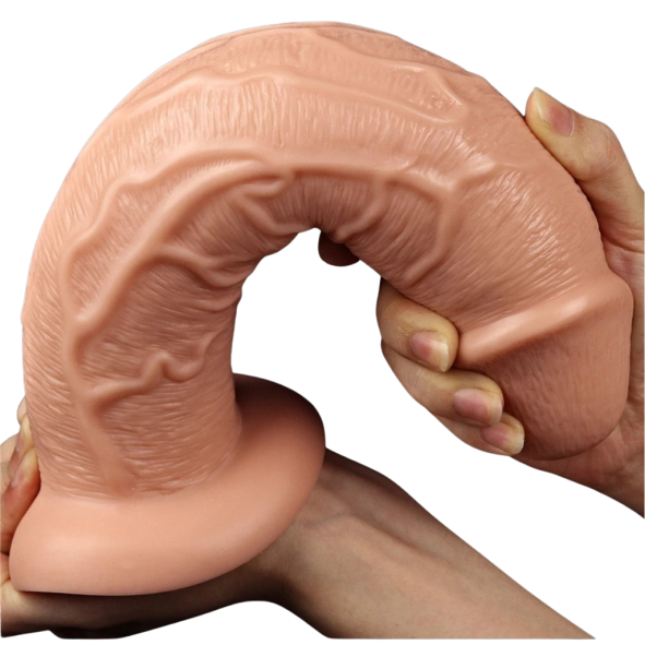 Pênis 28x6cm COM VIBRADOR E VENTOSA - LONG VIBRATING 11