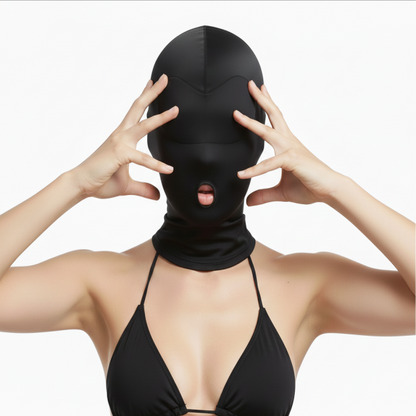 Capuz em Spandex Privação Visual e Abertura para Boca - SD-186