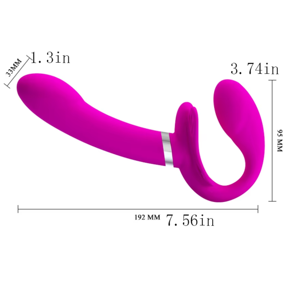 Vibrador Valerie - CASAL STRAPON / STRAPLESS PRETTY LOVE