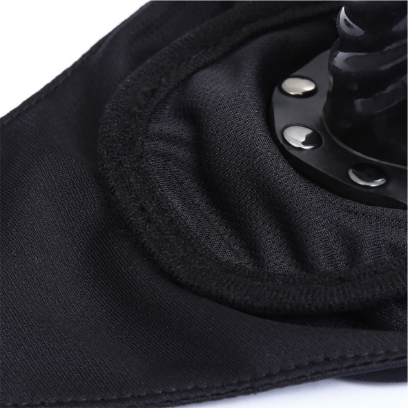 Máscara Facial com Mini Plug de Pênis Removível - SD-142