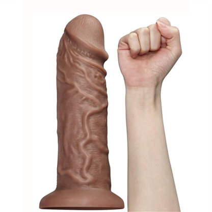 Pênis 26,6x6,3cm COM VIBRADOR E VENTOSA - CHUBBY VIBRATING 10.5