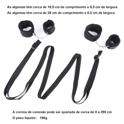Kit de Bondage para Cama - Mãos e Pés - YOUVIBE - SM038