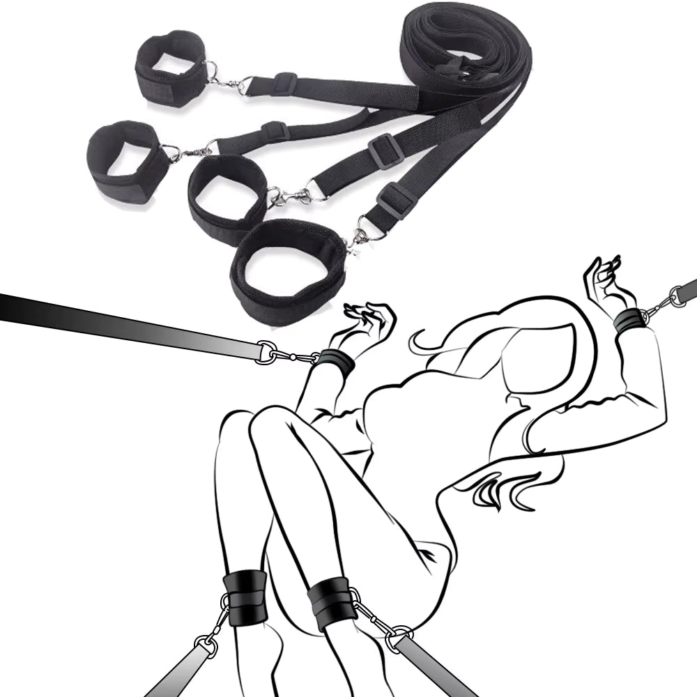 Separador de Tornozelo com Algema para Cama