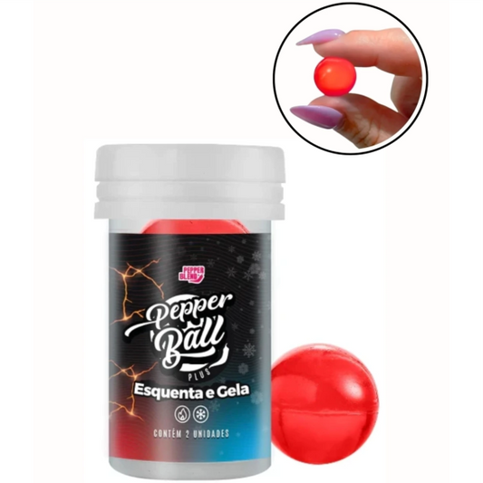 Bolinha Pepper Ball Dupla - ESQUENTA E GELA