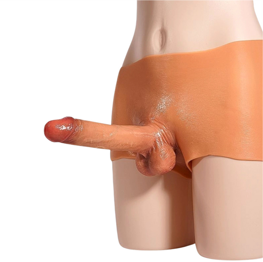 Cinta com Pênis Em Silicone 18x3,8cm