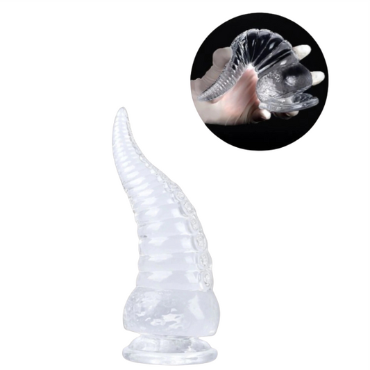 Plug 15,5x4 cm COM VENTOSA - MONSTER DILDO