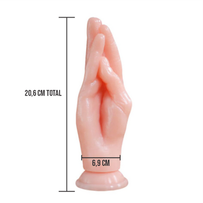 Penetrador 20,6x6,9 cm MÃO COM VENTOSA - AP-083