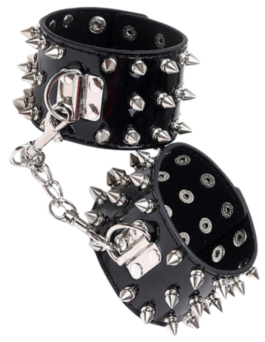 Algema com Corrente e Fivelas com Pinos