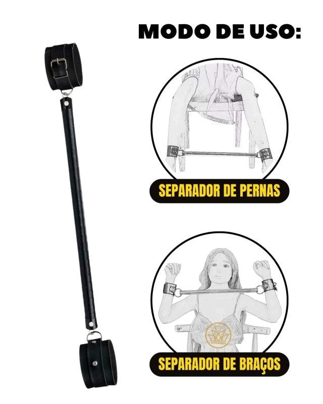 Separador de Pernas de Madeira 50 cm